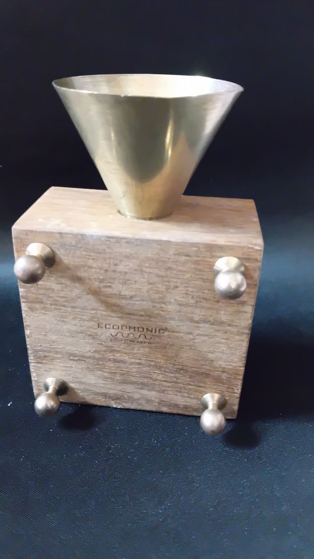 Altavoz Ecophonic Retro Madera y Bronce