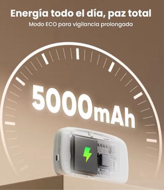 Vigilabebés pantalla 5” 360° Zoom 4X