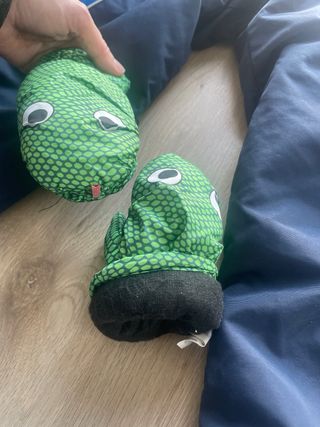 Peto de esquí infantil y manoplas