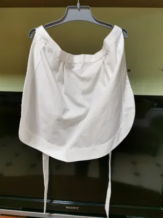 Disfraz Delantal Blanco