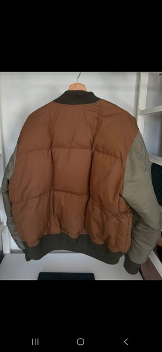 Lacoste Chaqueta Bomber Marrón Verde Original