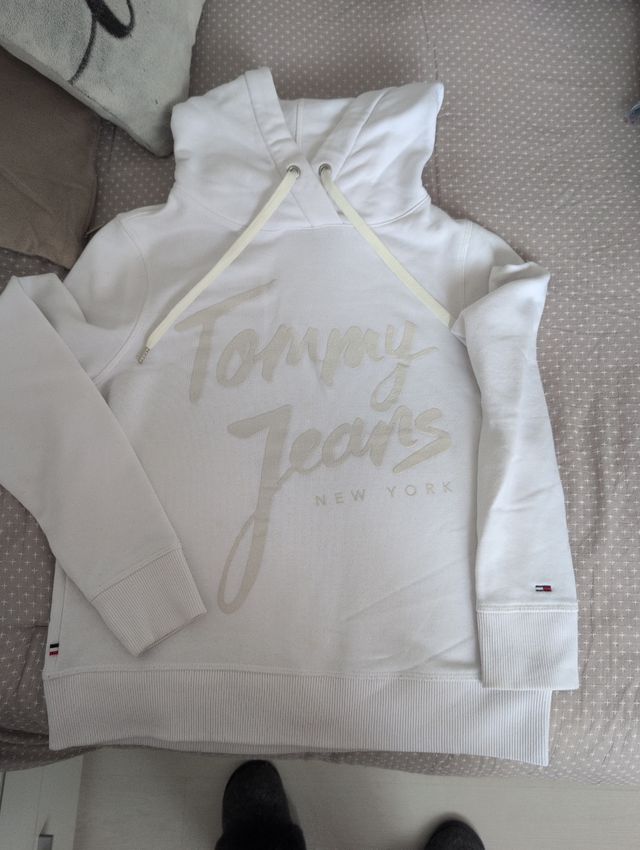 Sudadera Tommy Jeans Blanca