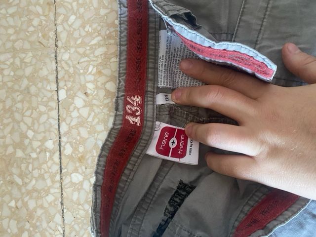 Pantalón cargo niño gris