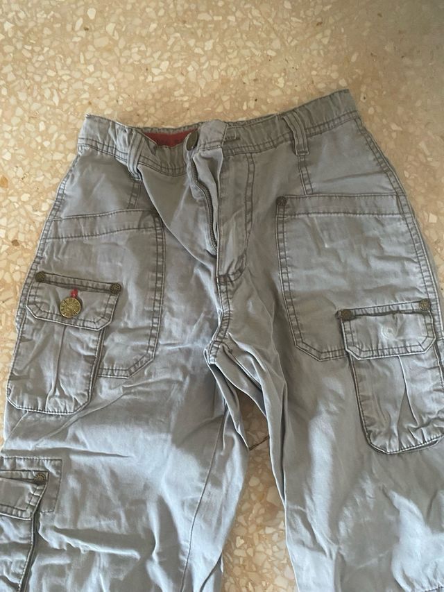 Pantalón cargo niño gris