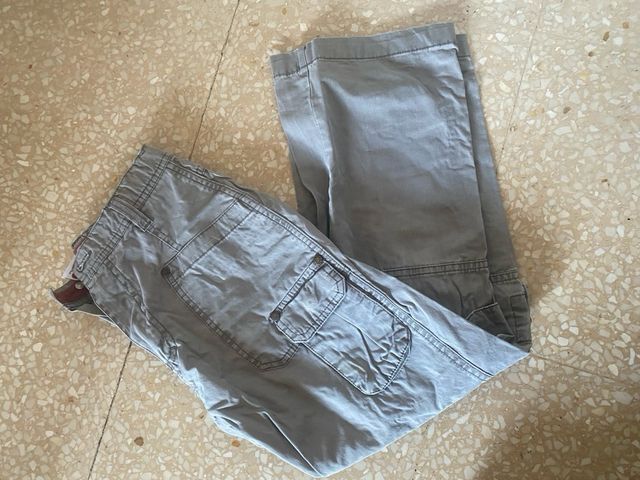 Pantalón cargo niño gris