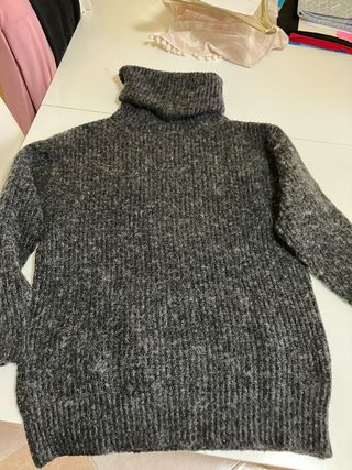 Jersey lana cuello alto talla M