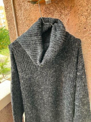 Jersey lana cuello alto talla M