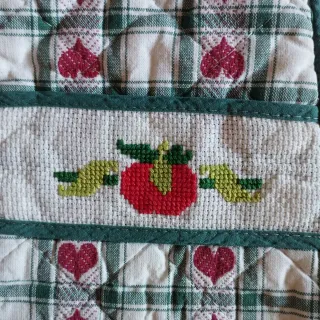 Set cucina guanto forno e presina