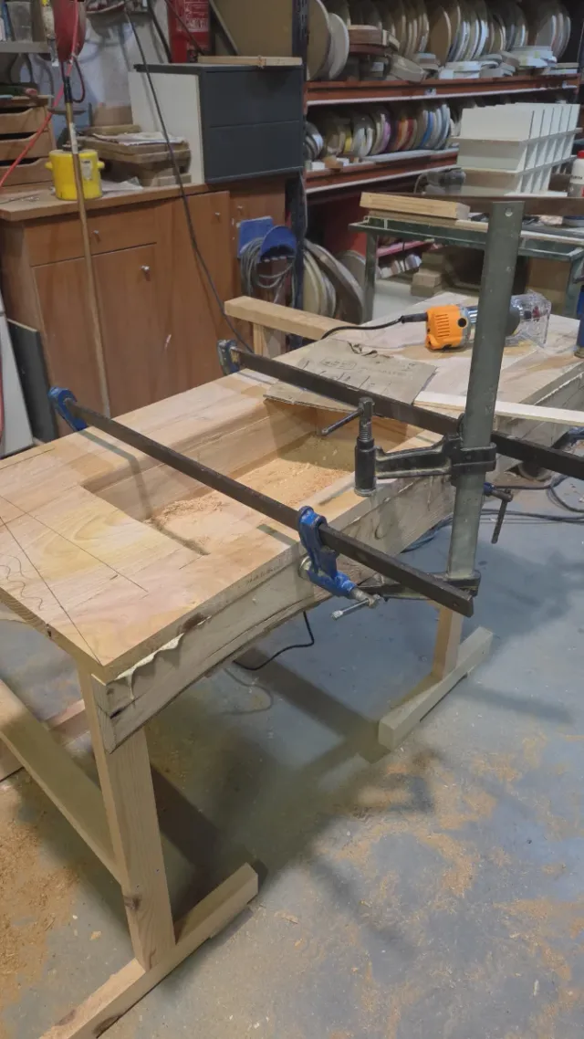 Lavabo de madera maciza artesanal