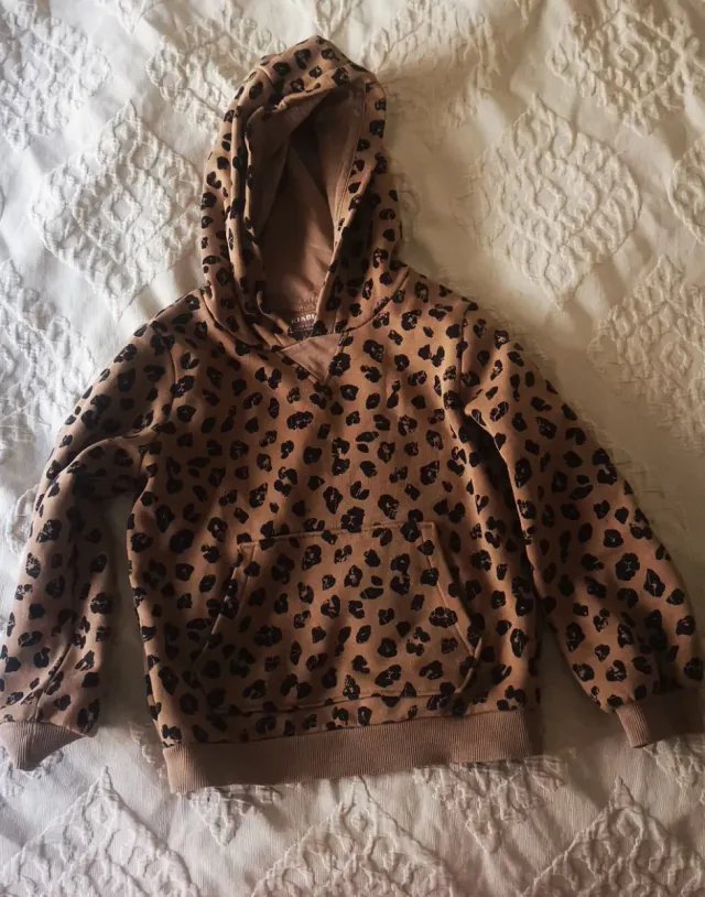 Sudadera leopardo niña 6 años