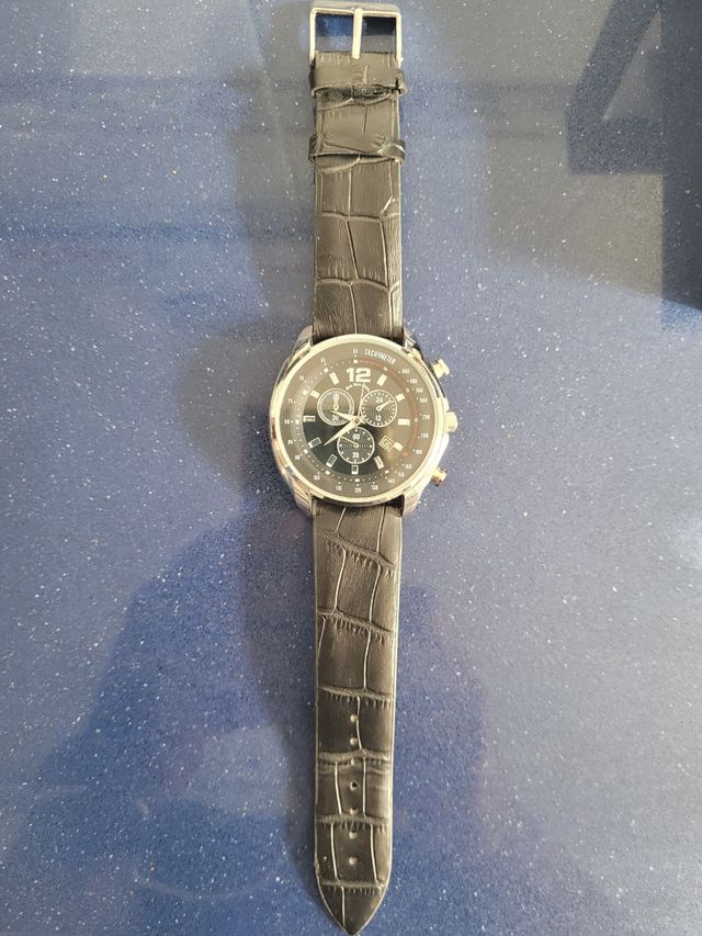 Reloj Eve Mon Crois Cronógrafo Negro