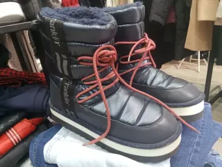 Botas Franklin Negras y Azules