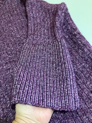 Jersey de lana cuello alto multicolor