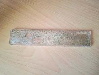 Righello Glitter Unicorno Arcobaleno