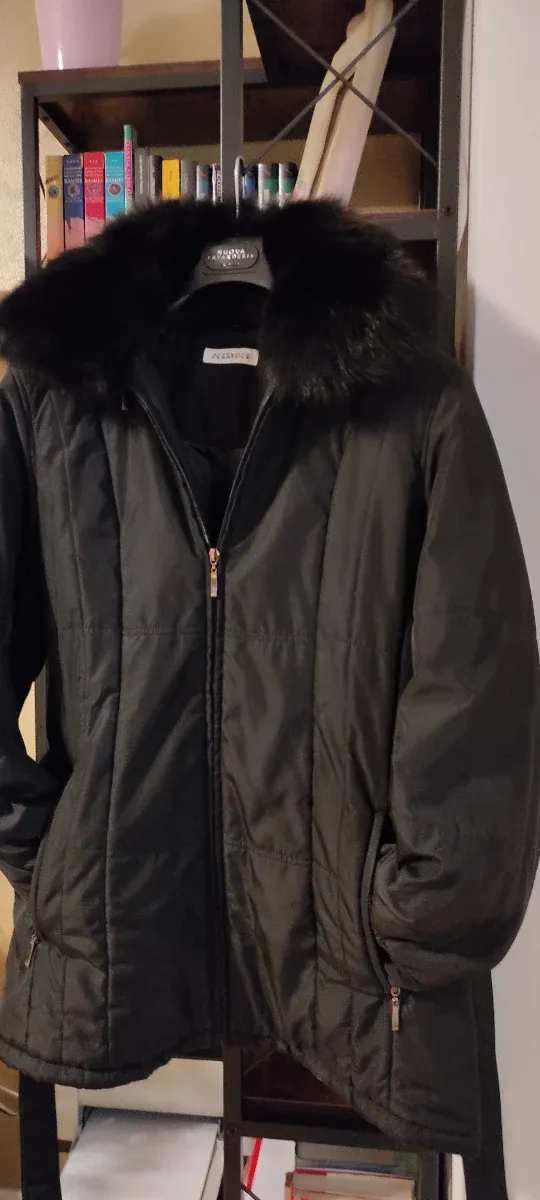 Giaccone imbottito nero taglia 50