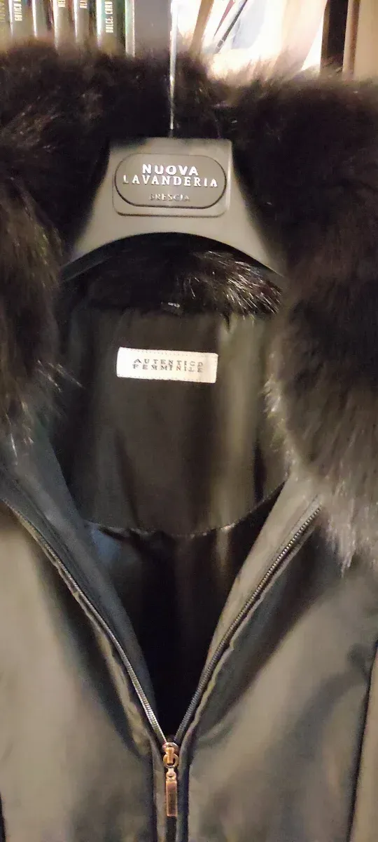 Giaccone imbottito nero taglia 50