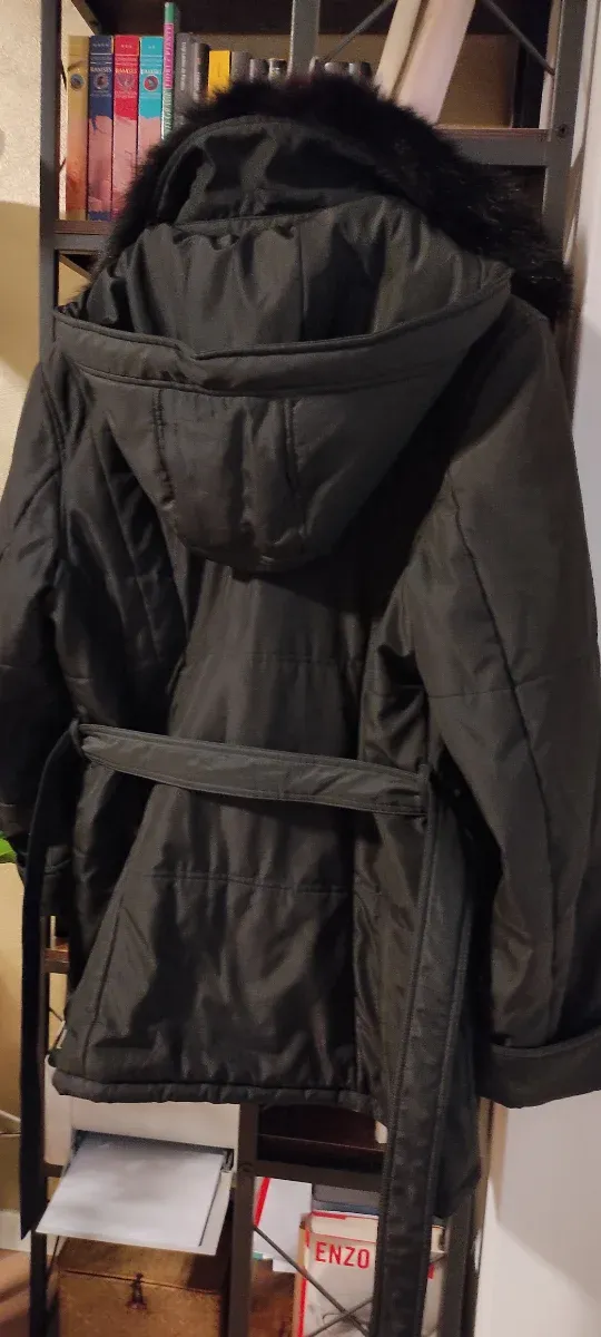 Giaccone imbottito nero taglia 50