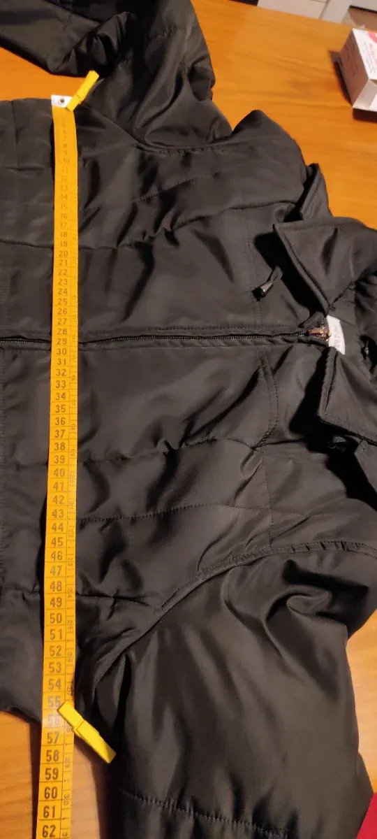 Giaccone imbottito nero taglia 50