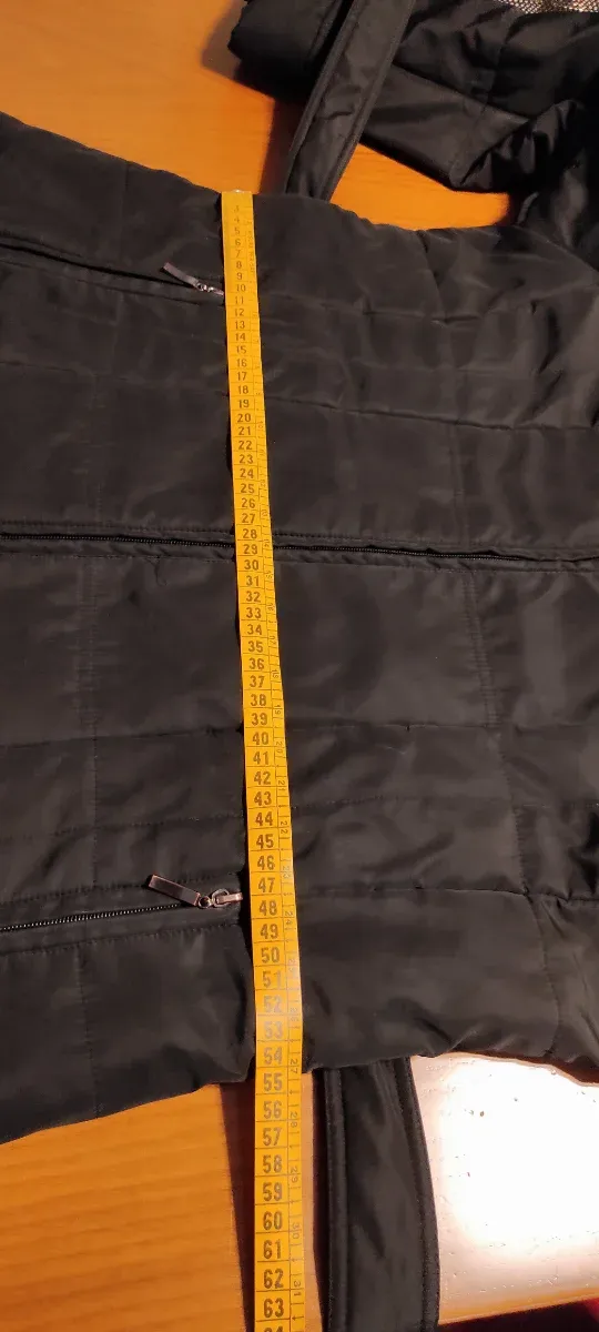Giaccone imbottito nero taglia 50