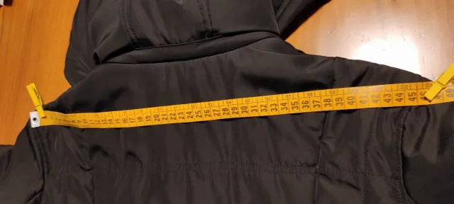 Giaccone imbottito nero taglia 50