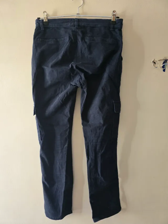 Pantalón Cargo Hombre Azul Talla M