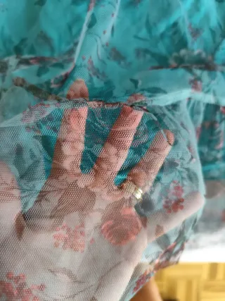 Vestido de invierno estampado floral