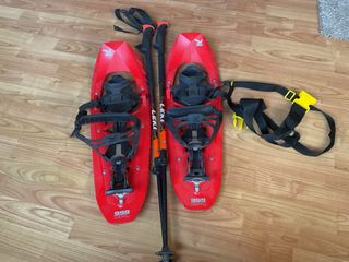 Raquetas nieve SALEWA + Palos Leki