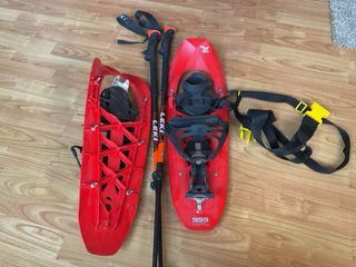 Raquetas nieve SALEWA + Palos Leki