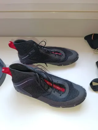 Zapatillas Boxeo Outshock Negras Rojas