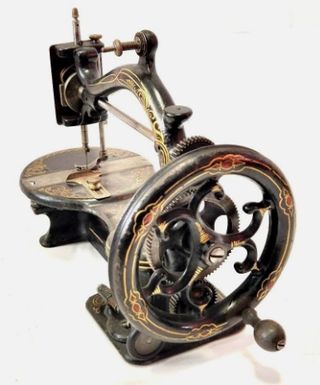 Máquina de coser antigua JHONSON CLARK 1875