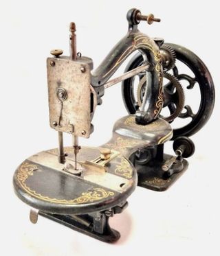 Máquina de coser antigua JHONSON CLARK 1875