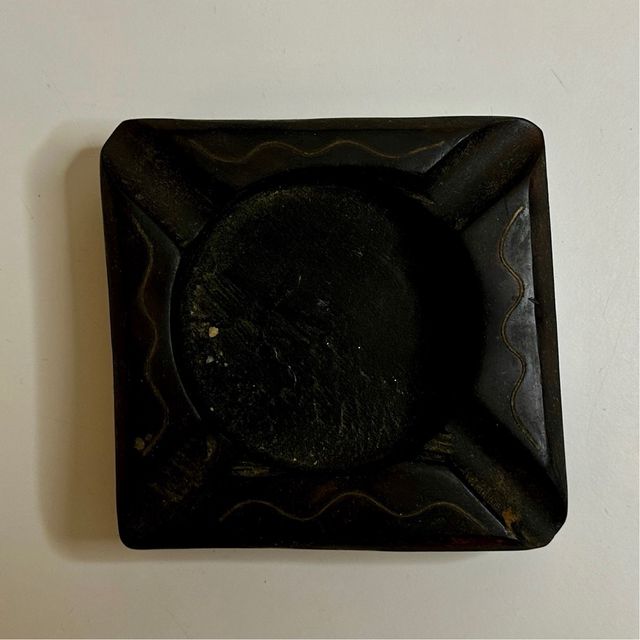 Lote Joyero y Cenicero Madera con Nácar