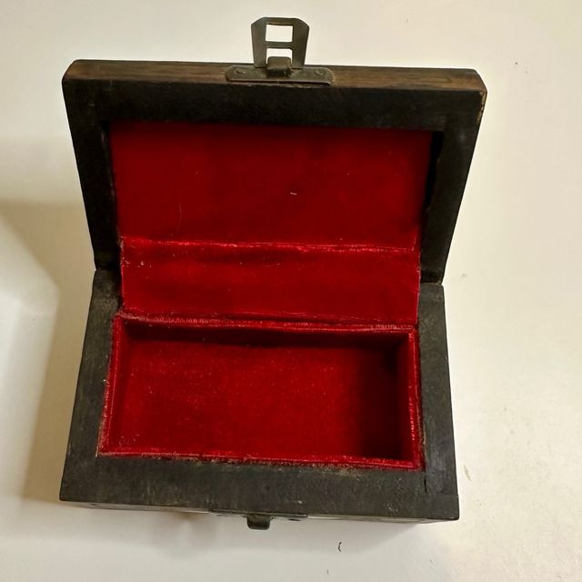 Lote Joyero y Cenicero Madera con Nácar