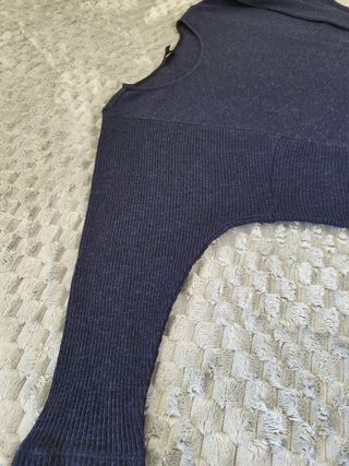 Jersey Massimo Dutti Azul Marino Punto Talla XS