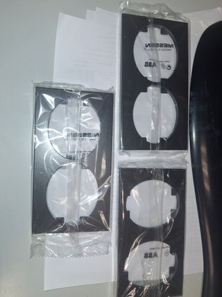 Placa Doble Niessen Tacto Antracita