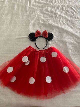 Disfraz Minnie falda y diadema