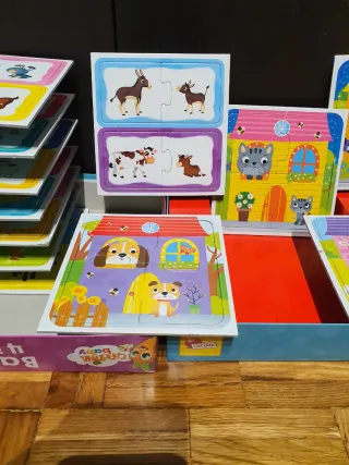 Juego Carotina Baby 4 en 1 Lisciani. Bebés y niños