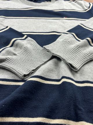 Maglione Tommy Hilfiger Grigio Blu Taglia XL uomo