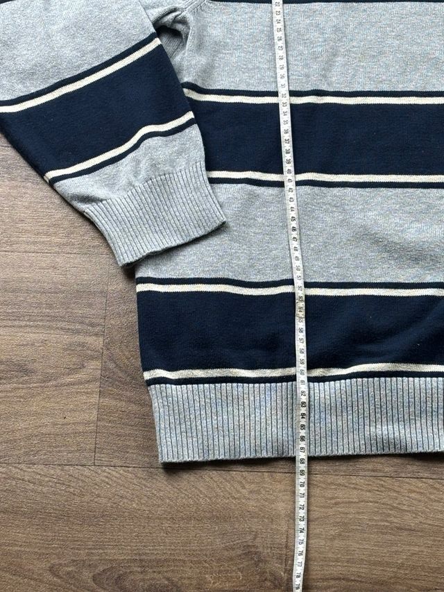 Maglione Tommy Hilfiger Grigio Blu Taglia XL uomo