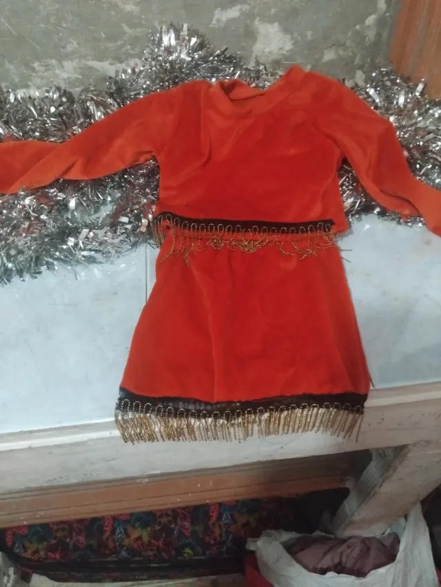 Conjunto niña 2/3 años naranja