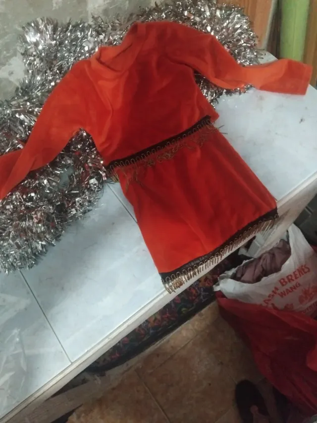 Conjunto niña 2/3 años naranja
