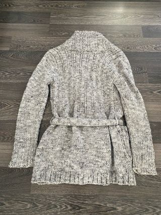 Chaqueta de punto mujer gris