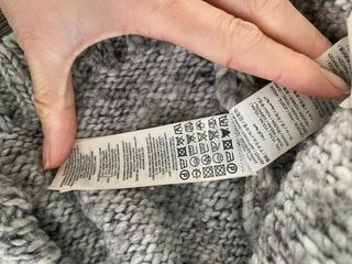 Chaqueta de punto mujer gris