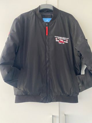 Chaqueta Bomber Negra