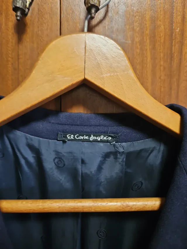 Americana Lana Virgen Azul talla 54