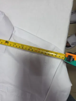 Camicia Attorr Uomo Bianca Cotone EU 39