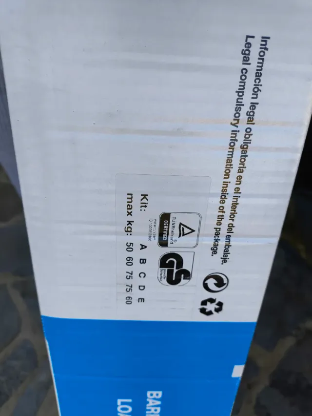 Barras de techo CRUZ Optima Alu T108