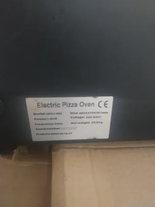 Horno de pizza profesional