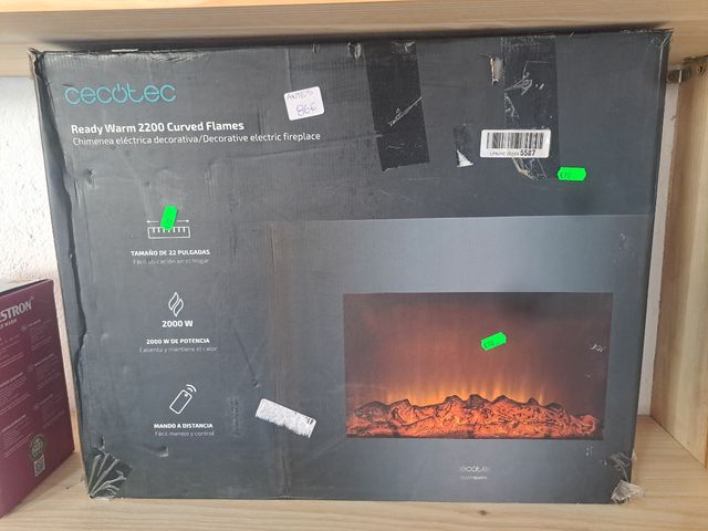 Cecotec Ready Warm 2200 Chimenea Eléctrica