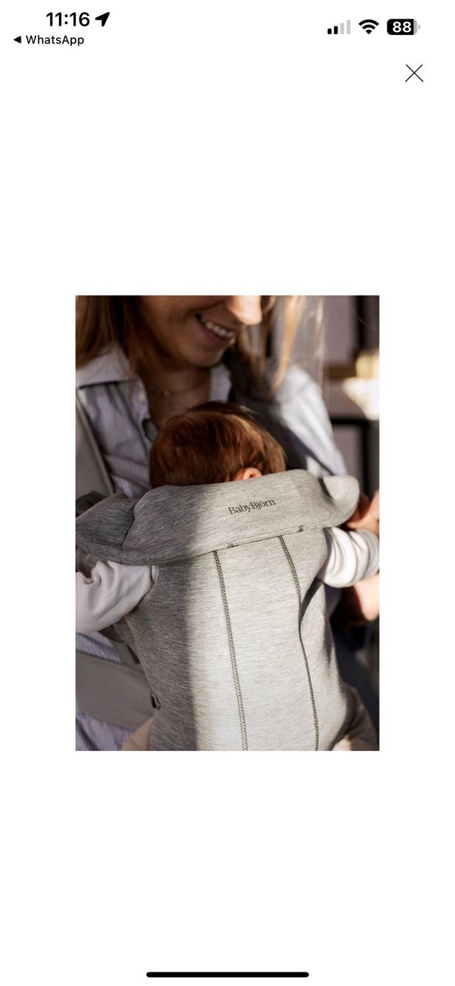 Mochila portabebé BabyBjörn Mini